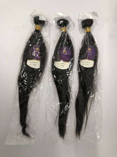 10 inch 3 bundles straight Brazilian virgin hair with Closure clearance price !