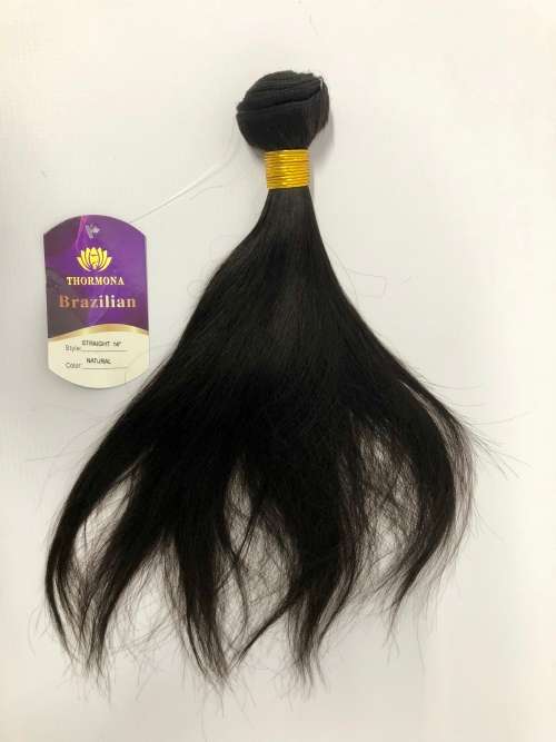 10 inch 3 bundles straight Brazilian virgin hair with Closure clearance price !