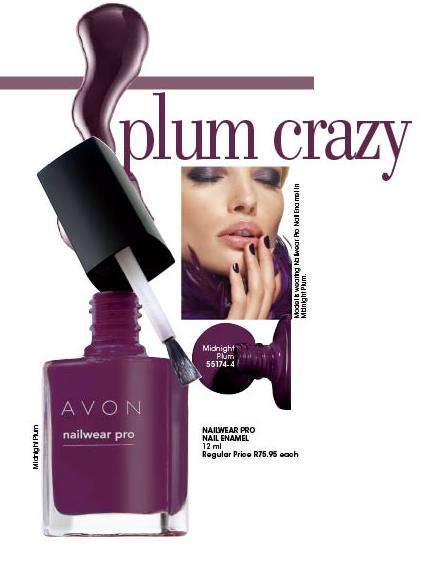 Avon midnight plum nail enamel
