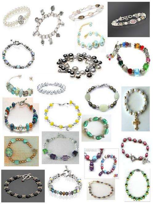 (Bulk lot)  100 assorted beaded bracelets