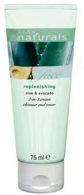 Avon naturals, purifying 2 in 1 cleanser and toner