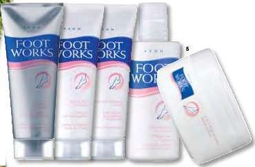 5 Avon- Foot Works products (FREE SHIPPING)