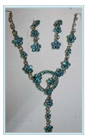 necklace and earring set