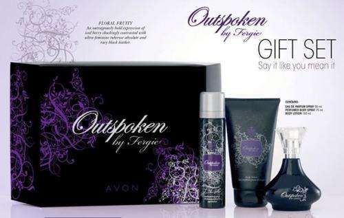 Avon-Outspoken by Fergie Fragrance Gift set