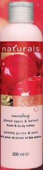 Avon Glazed apple and walnut body lotion