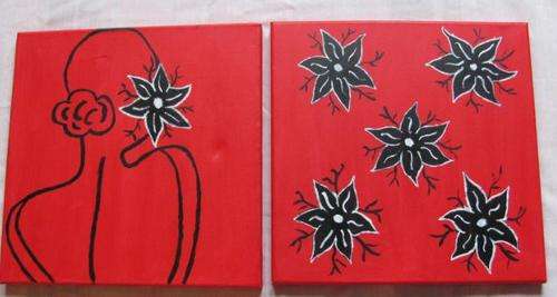 Abstact  painting 30cm x 60cm  **Delivery time only 3-7 working days**