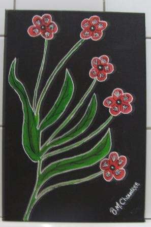 Abstact painting 46cm x 60cm  **Delivery time only 3-7 working days**