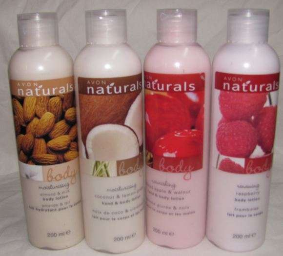 Four Avon body lotions