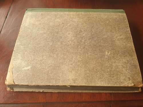 Vintage postcard album with 67 postcards