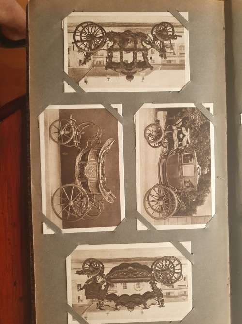"WOW" Vintage postcard collection of horse carriages and more