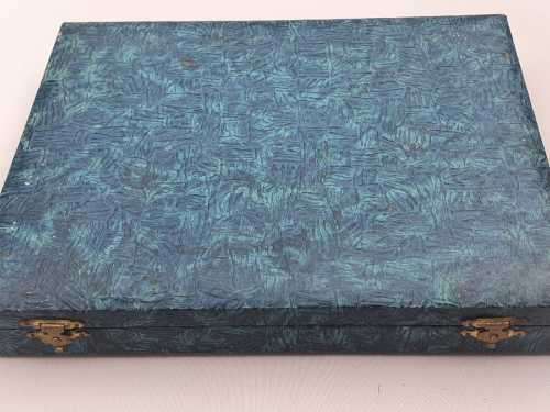 Silver plated fish knives and fork set, Angora silver plated EPNS, made in England