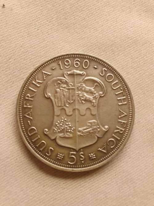 3x 5 Shillings Union of South Africa bid per coin to take all 3