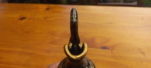 Vintage hand painted 24k gold vase