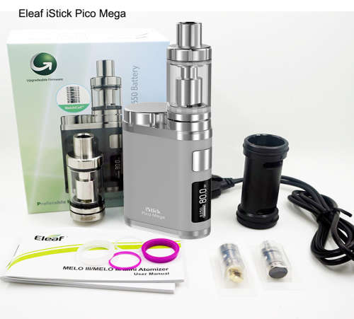 E Cigarette Electronic Cigarette: Eleaf Istick Pico Mega 80W TC Kit