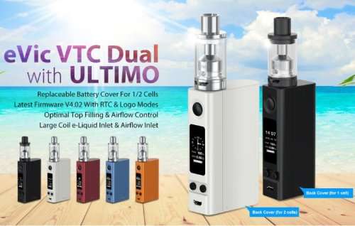 E Cigarettes Electronic Cigarettes: Joyetech eVic VTC Dual with ULTIMO