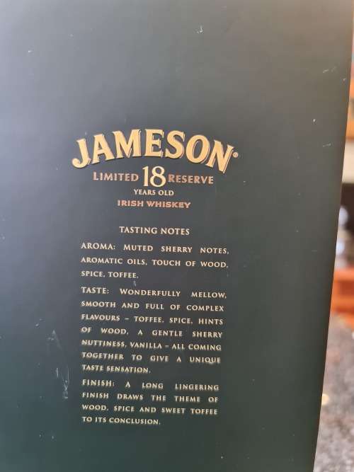 Jameson Limited Reserve 18 Year Old Whisky