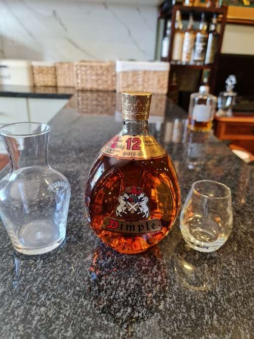 Dimple 12 Year Old 1980 Whisky Bottle
