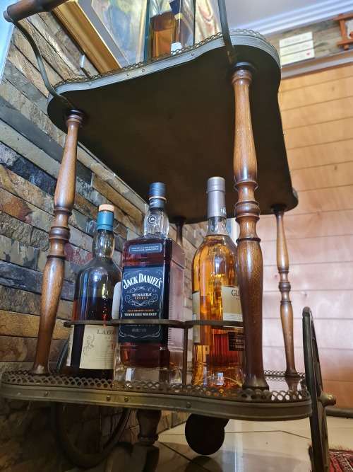 1950`s Vintage French Drinks Trolley