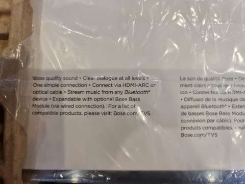 Bose TV Speaker Soundbar - Black