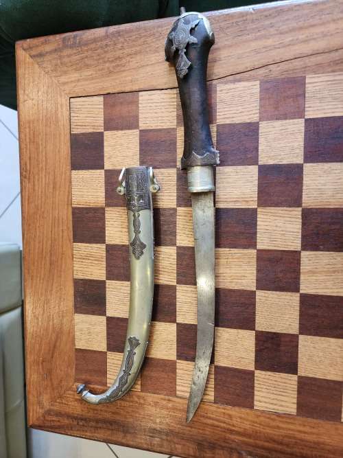 Vintage Knife With Scabbard