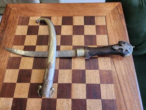 Vintage Knife With Scabbard