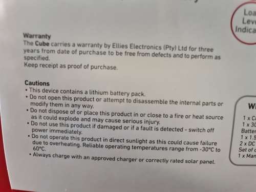 Ellies Cube Terra Portable 300WH Power Station