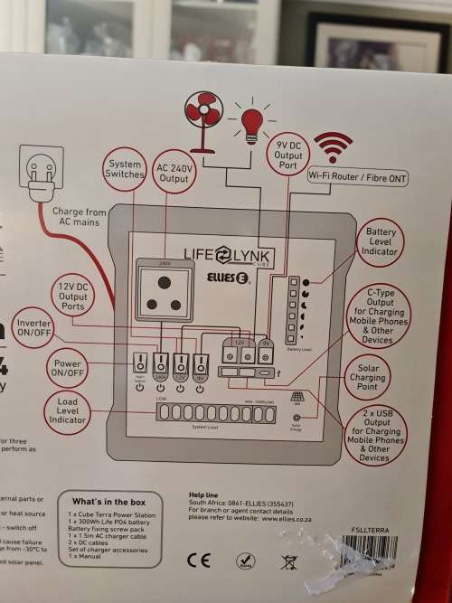 Ellies Cube Terra Portable 300WH Power Station