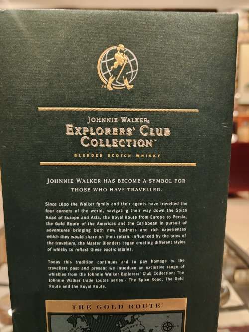 Johnnie Walker Explorer`s Club Collection - The Gold Route Whisky