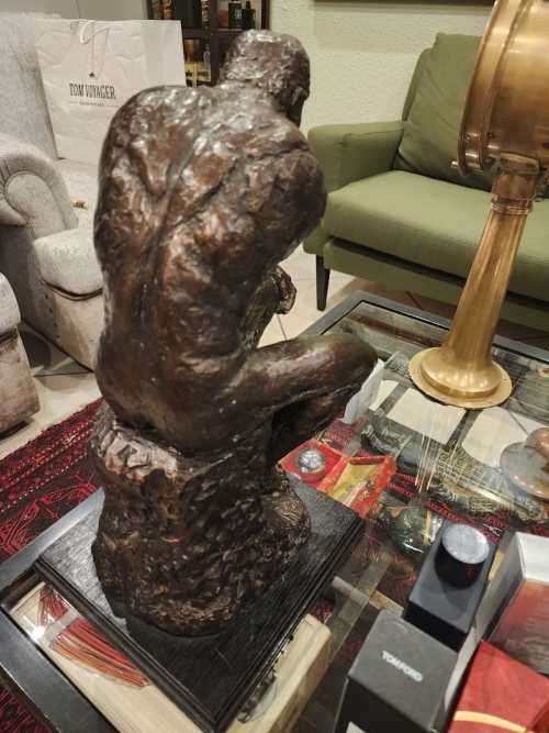 Sculpture - The Thinker Of Rodin Figure