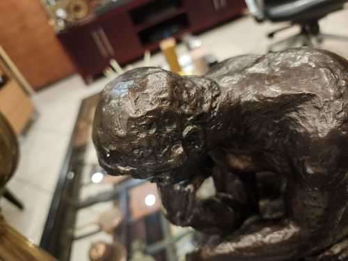 Sculpture - The Thinker Of Rodin Figure