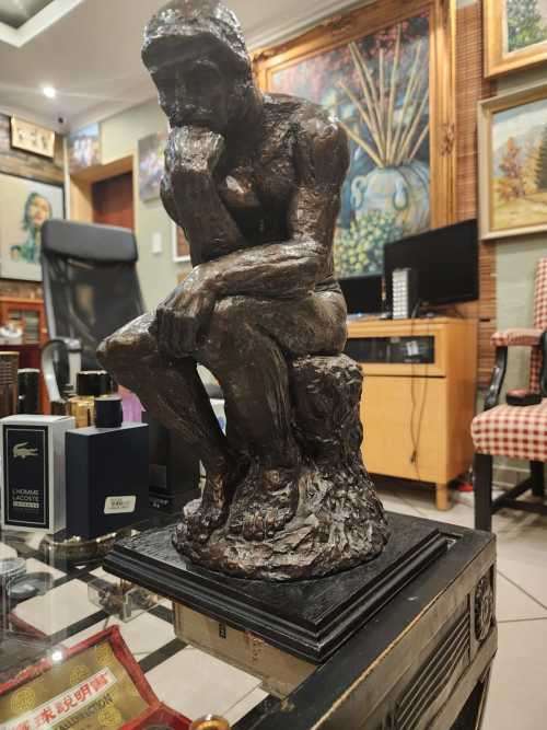 Sculpture - The Thinker Of Rodin Figure