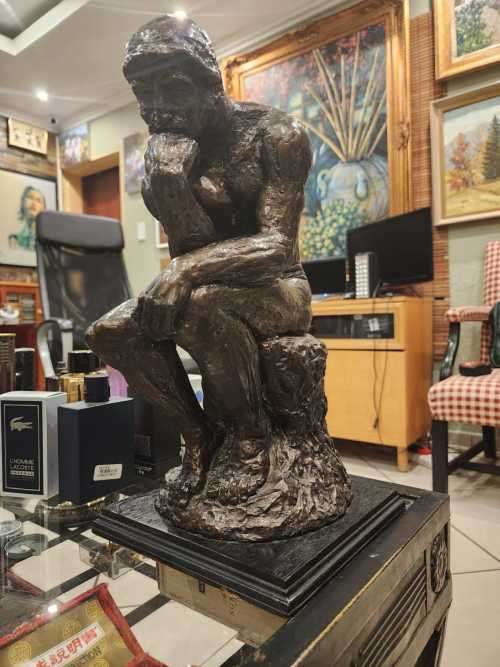 Sculpture - The Thinker Of Rodin Figure