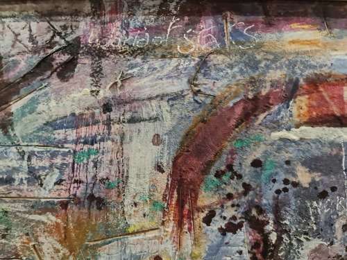 Martin Wenkidu - Twin Towers Mixed Media Art