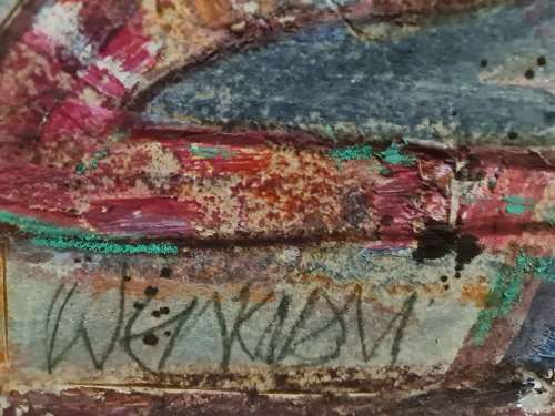 Martin Wenkidu - Twin Towers Mixed Media Art