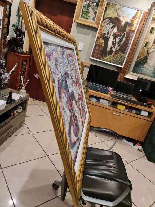 Martin Wenkidu - Twin Towers Mixed Media Art