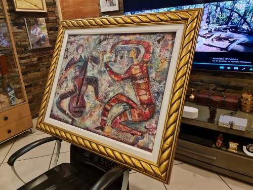 Martin Wenkidu - Twin Towers Mixed Media Art