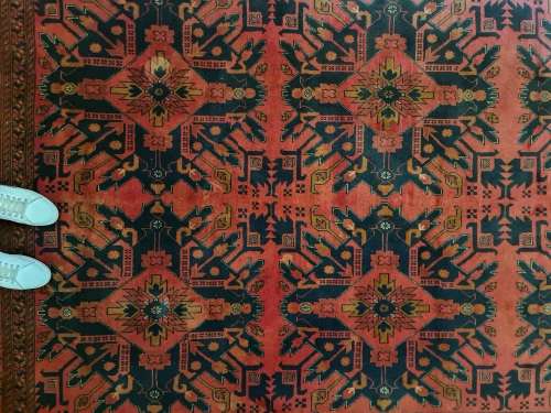 Large Hand Knotted Persian Carpet