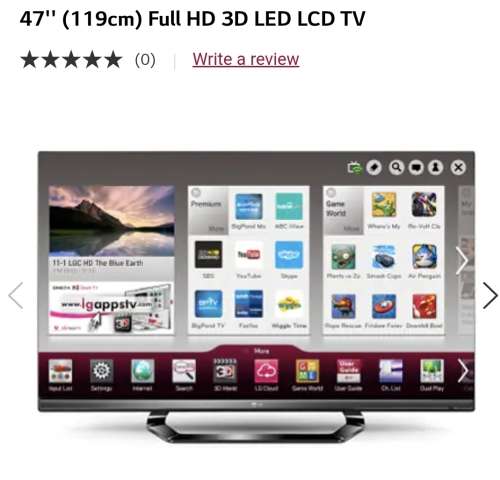 Collection Only - LG 47 Inch Smart LED HD TV