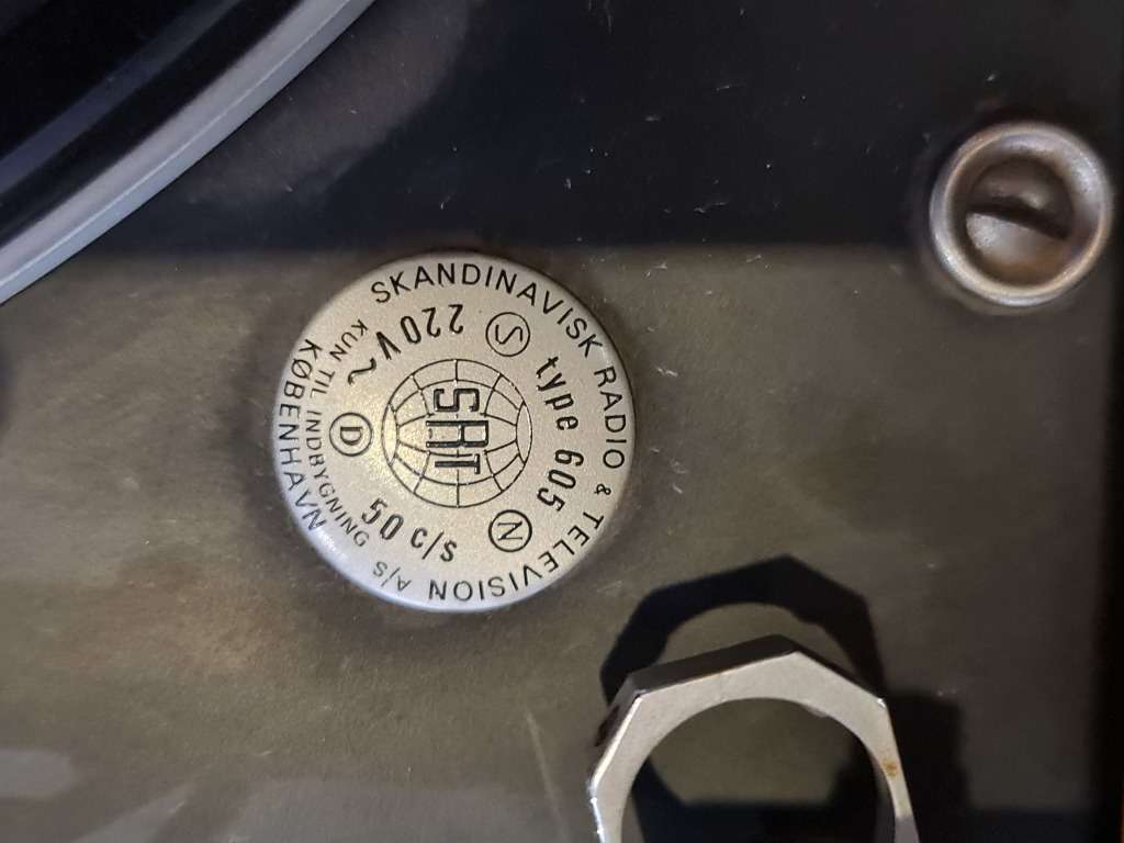Scandinavian Radio & Television (SRT) Type 605 Turntable