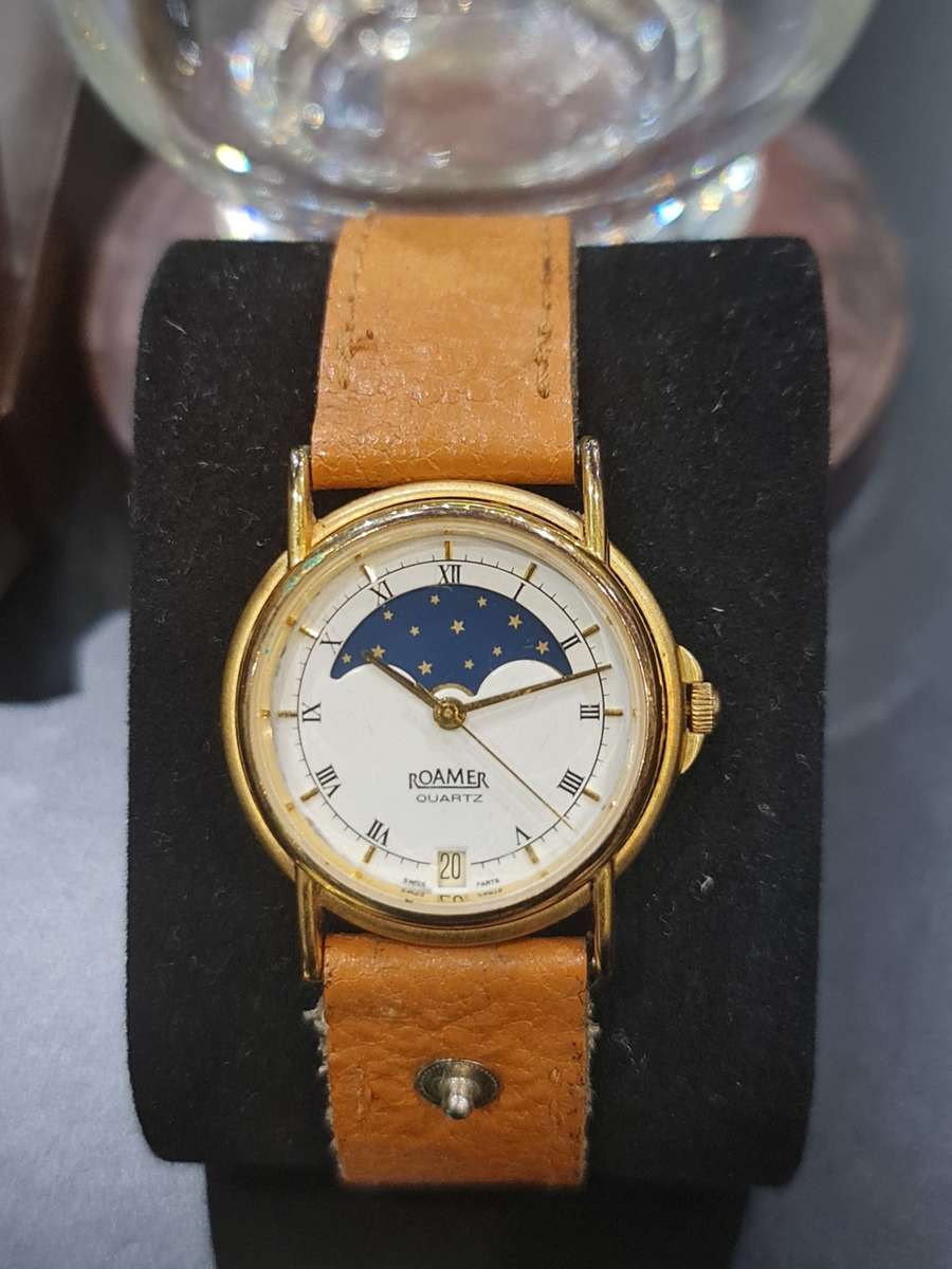 Roamer Quartz Moonphase Vintage Lady`s Watch
