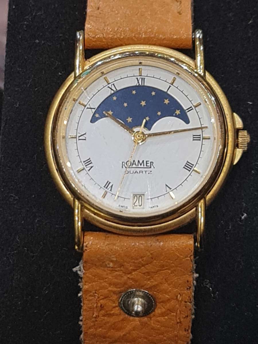 Roamer Quartz Moonphase Vintage Lady`s Watch