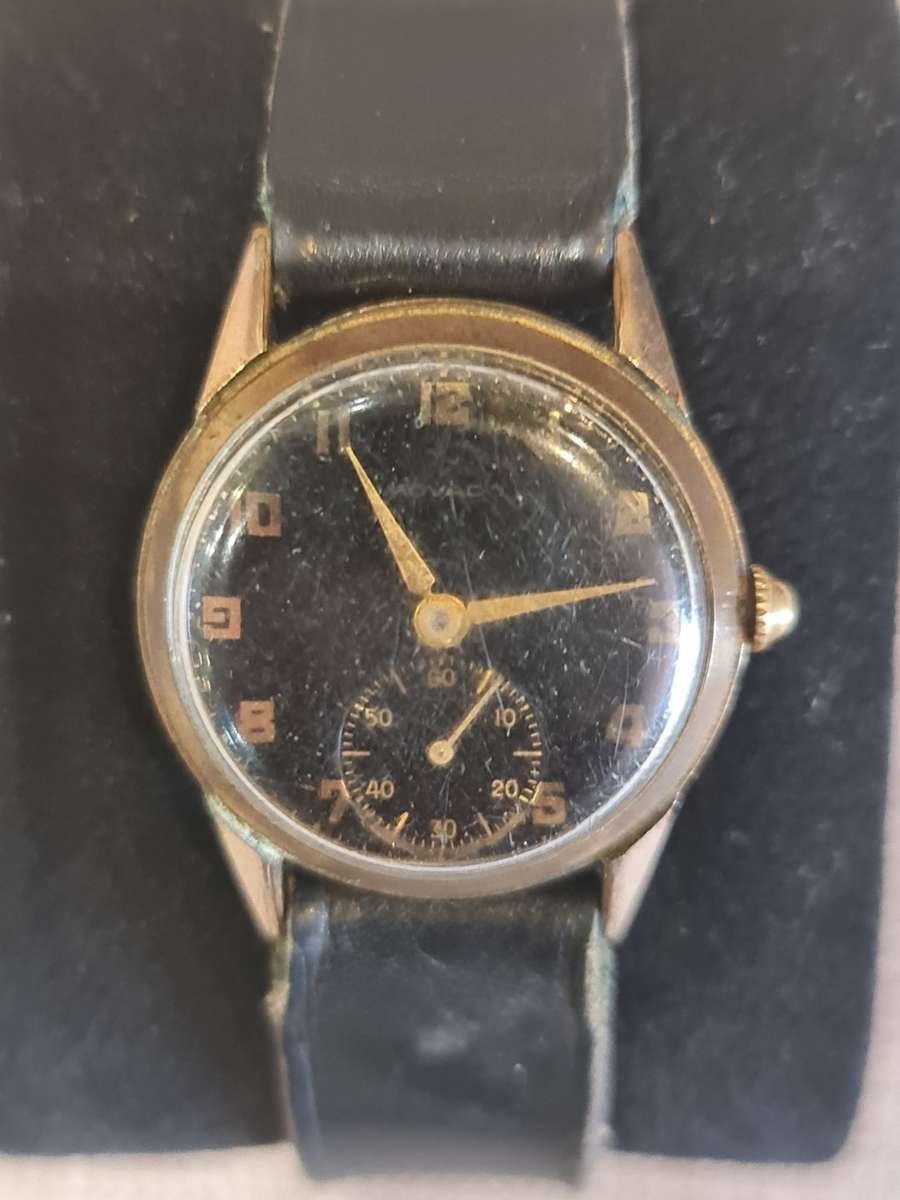 Extremely Rare Movado 1940`s Acvatic Watch