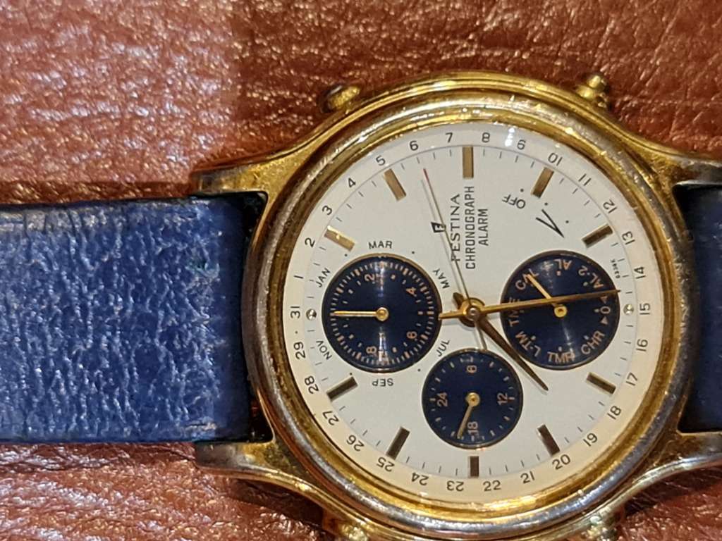 Festina Chronograph Alarm Horloge Chronograph Watch