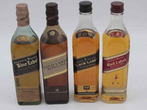 Johnnie Walker Classic Collection - 4x 200ml