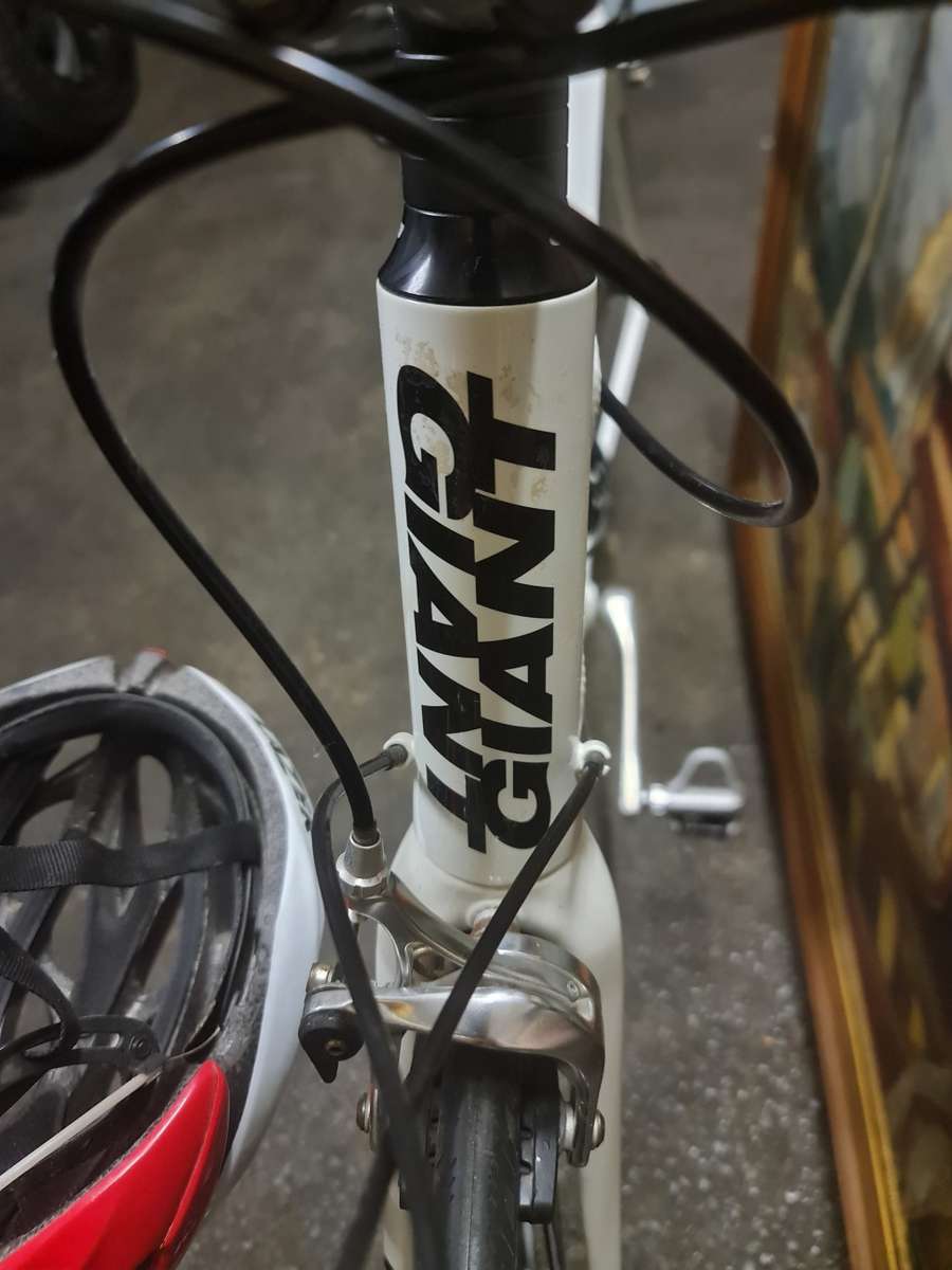 Giant Defy 9 Number 4 Road Bike and Lazer D2 Helmet