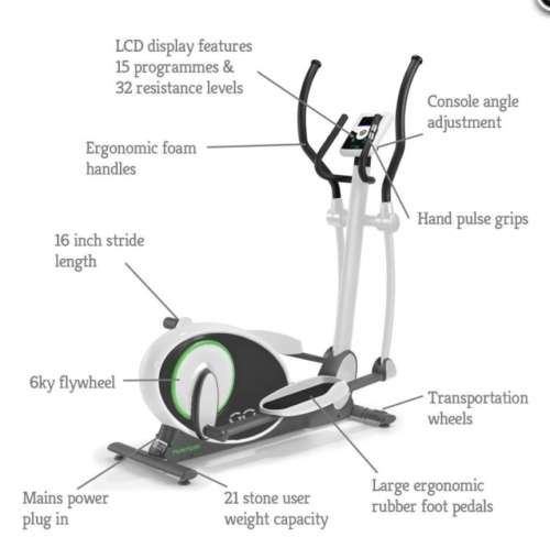 Tunturi Go 50 Elliptical Cross Trainer Machine
