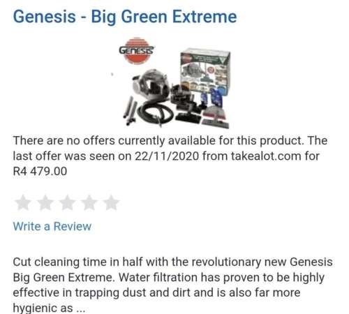 Bissell Genesis Big Green Extreme Vacuum Cleaner