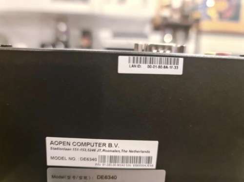 AOPEN DE6340 Media PC