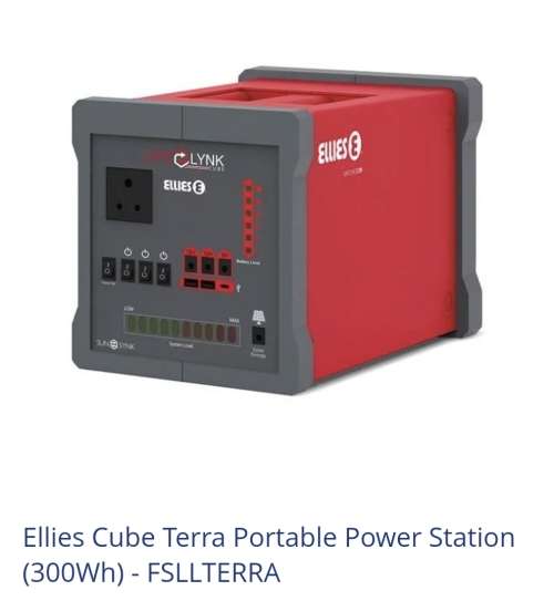 Ellies Cube Terra Portable 300WH Power Station