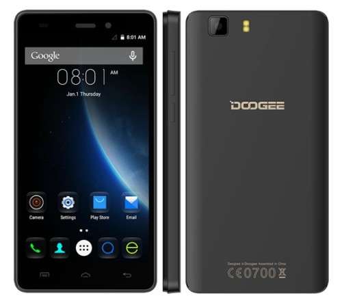 DOOGEE X5S 4G LTE Android 5.1 MT6735 Quad Core 8GB Dual SIM Smartphone 5.0 Inch 5MP Camera Black